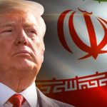 Trump+and+Iran+Flag